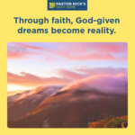 What Faith Does to Your Dreams