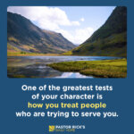 How Do You Treat People Who Serve You?