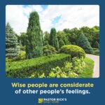 Wise People Consider Other People’s Feelings
