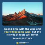 To Become Wise, Spend Time with Wise People