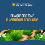 Deja Que Dios Tome El Asiento Del Conductor